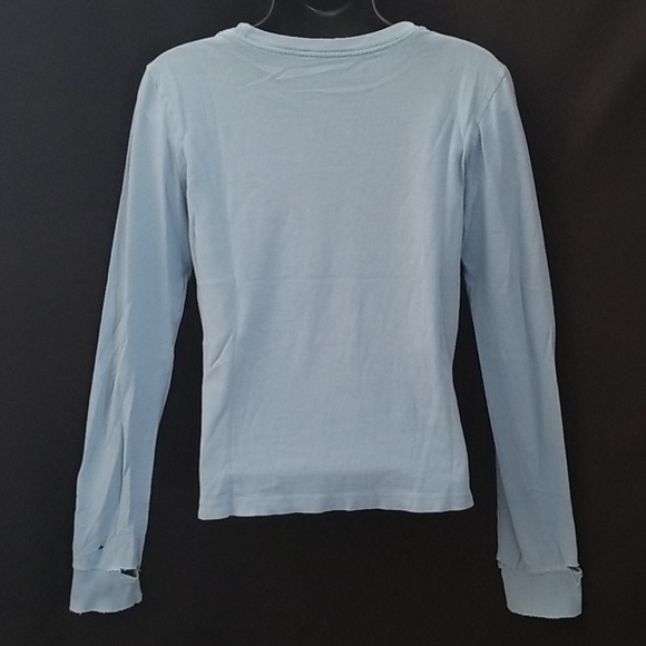 Blue American Eagle Long Sleeved Shirt - Picture 2 of 5